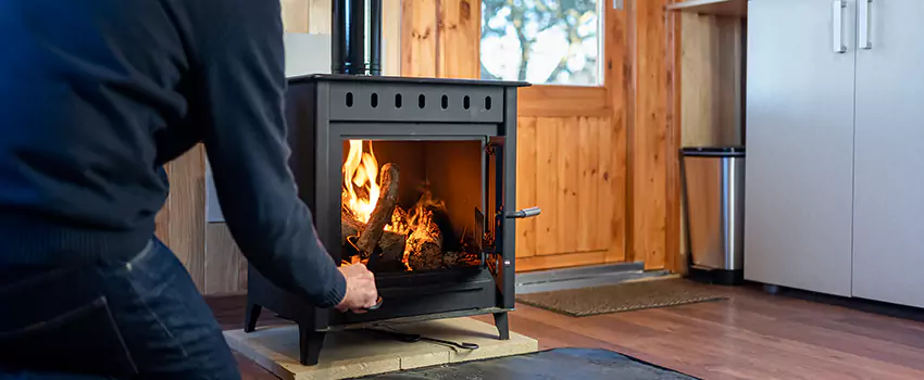 Open Hearth Wood Fireplace Installation in Nampa, ID