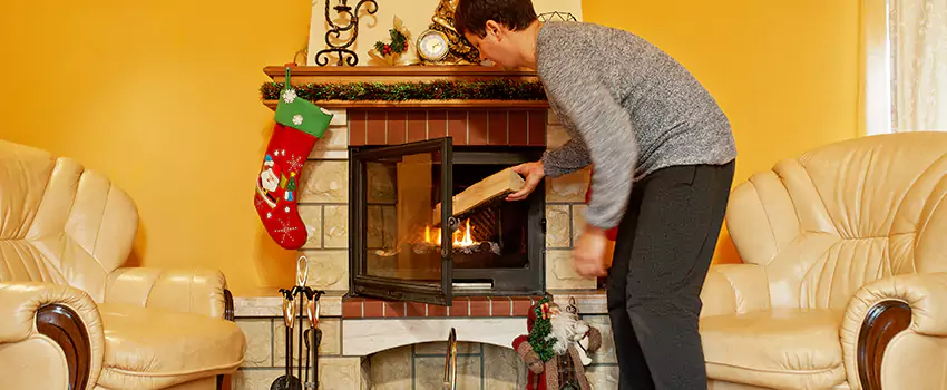 Rusted Metal Fireplace Restoration in Nampa, Idaho